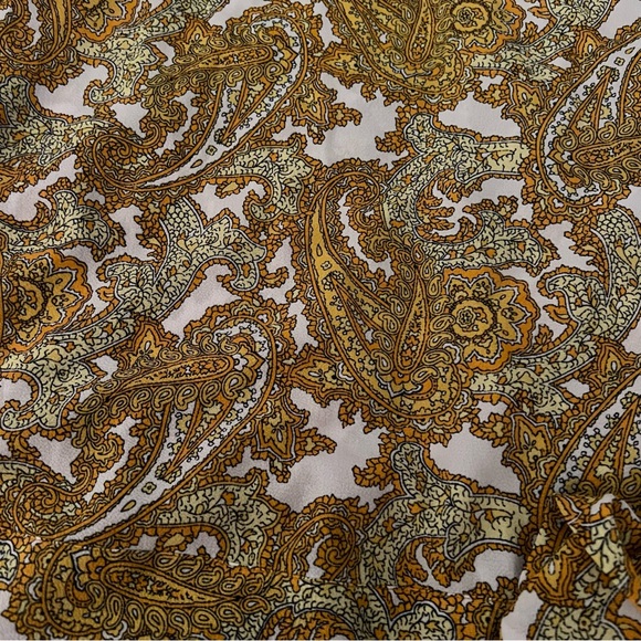 Michael Kors Blouse Paisley Mandala Print Woman’s XL - Picture 5 of 6